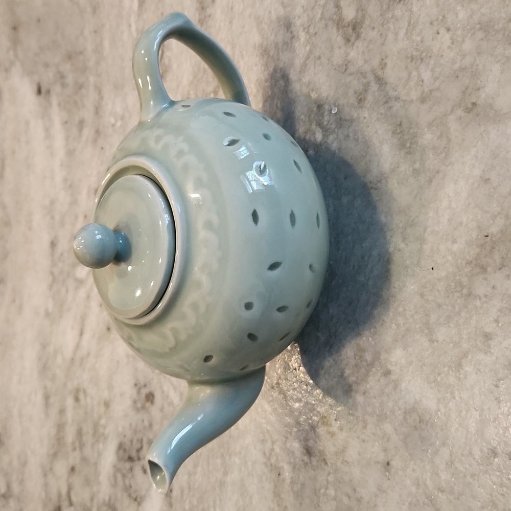 Vintage Pier 1 Small Tea Pot Celadon